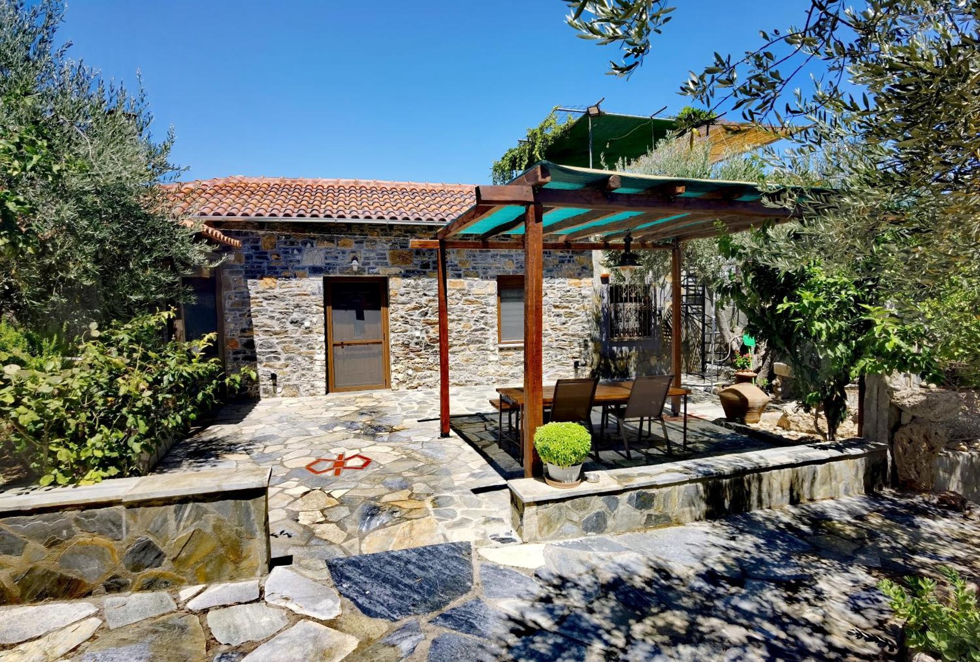 Villa Elaion Thea-Nies à Sourpi Extérieur photo